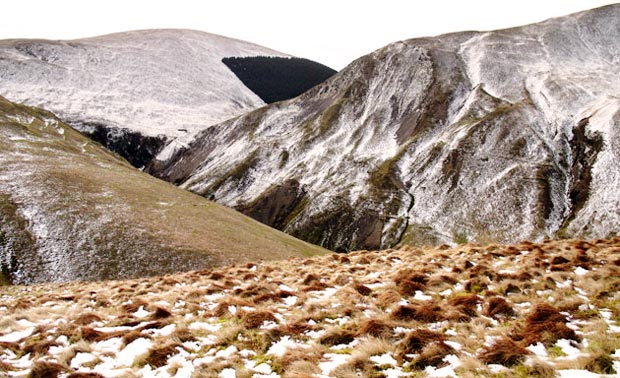 West Knowe and Croft Head from Broken Back.