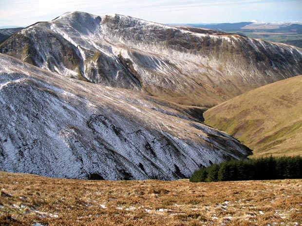 View of Croft Head from Capel Fell.