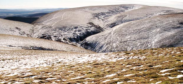 View of Loch Fell as we start to descend from Capel Fell.