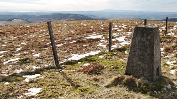 View from the trig point on Loch Fell.