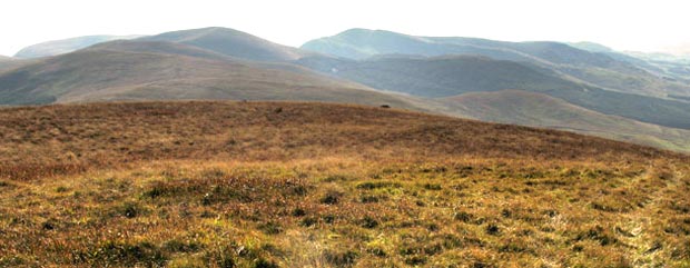 View of Loch Fell, Capel Fell and Crofthead from Bodesbeck Law.