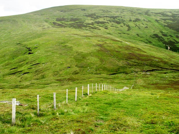 View from Broad Law to Cramalt Craig