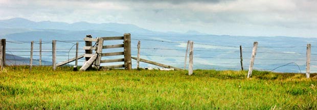 View towards Edinburgh from Dollar Law.