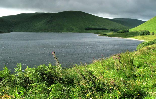 View of Megget reservoir.