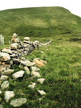 Looking back to Lochcraig Head from Firthybrig Head.