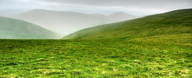 Garelet Dod and Erie Hill from Firthybrig Head.