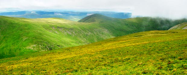 View of Erie Hill from Moll's Cleuch Dod.