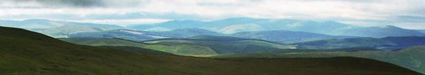 View of the Lowther Hills from Moll's Cleuch Dod.
