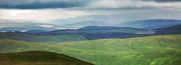 Lowther Hills from Carlavin Hill.