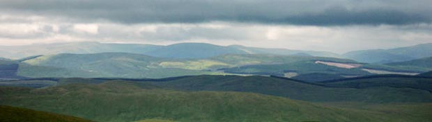 Durisdeer Hills from Carlavin Hill.