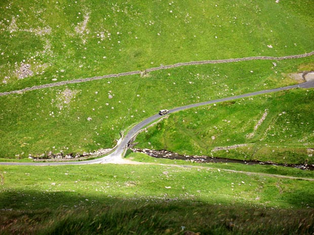 Bridge over Talla Water and road back to the Megget Stane.