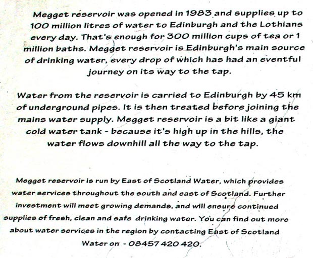 Facts and figures about reservoir.