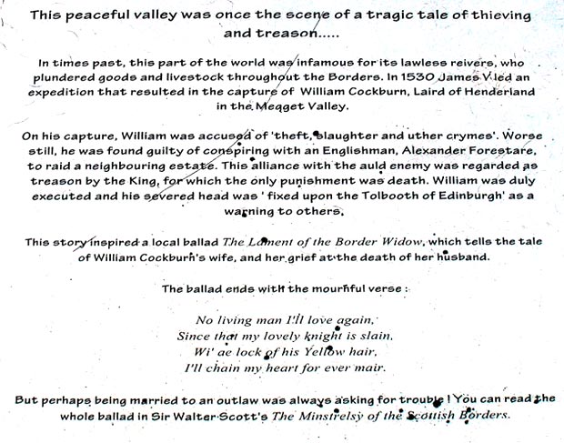 Fate of William Cockburn - a border riever.