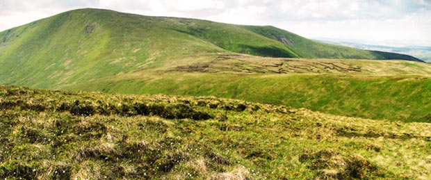 View of Culter Fell from the top of Chapelgill Hill.