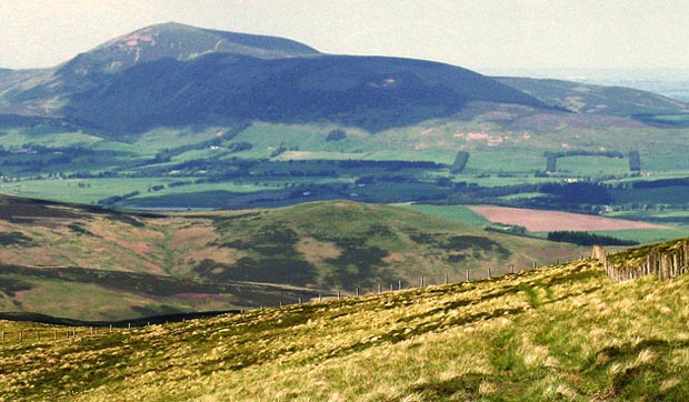 View of Tinto Hill from the saddle between Chapelgill Hill and Culter Fell.