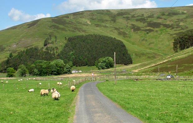 Arriving back at the car park by Glenkirk.