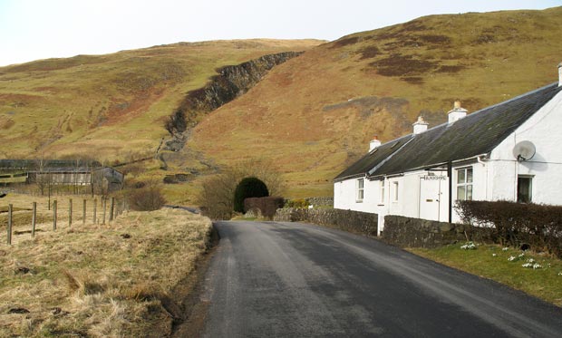 Blackshope cottage on the A708 at Capplegill