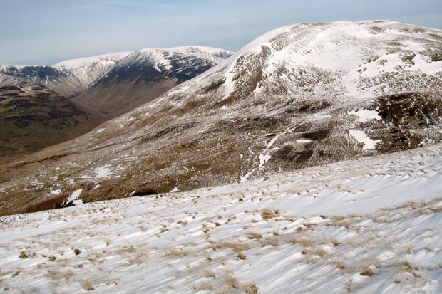 Bodesbeck Law and Carrifran Gans from Fauldside Hill