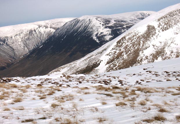 White Coomb, Carrifran Gans and Bodesbeck Law from Fauldside Hill 