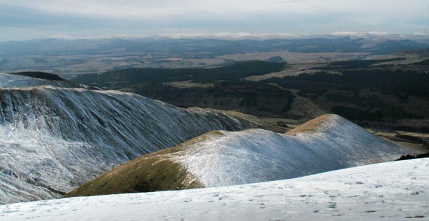 Broken Back from the top of Capel Fell