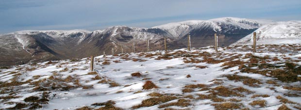 The Moffat Hills from the top of Capel Fell