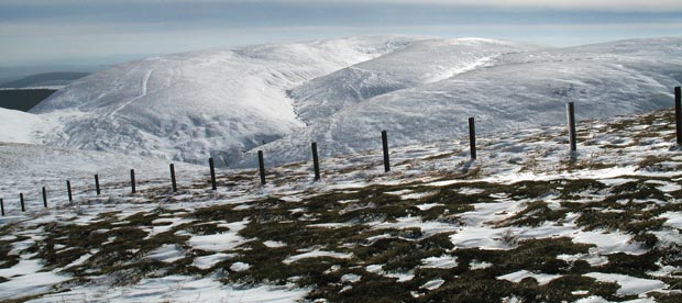 Loch Fell from the top of Capel Fell