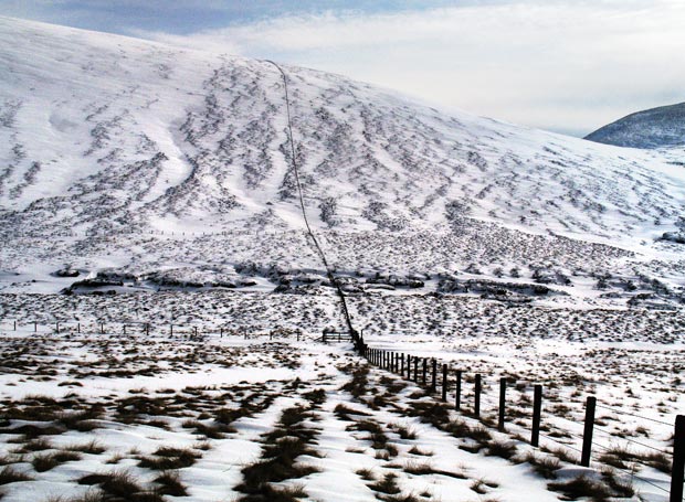 The route up onto Wind Fell