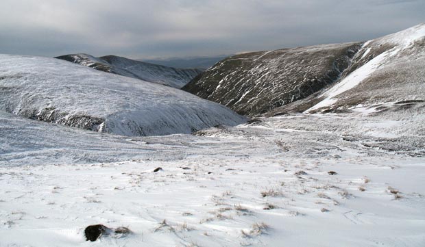 Looking at the route the Southern Upland Way takes from Crofthead. to Ettrick Head