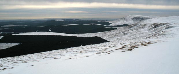 View towards the Solway Firth from Ettrick Pen