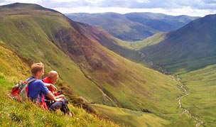 View into Blackhope Glen from near Whirly Gill