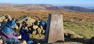 View from the trig point on Hartfell