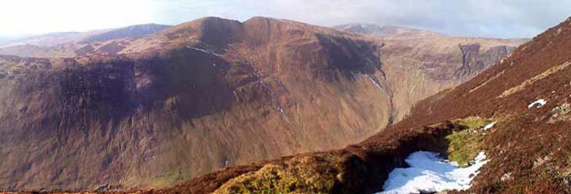 View of Saddle Yoke from Carrifran Gans