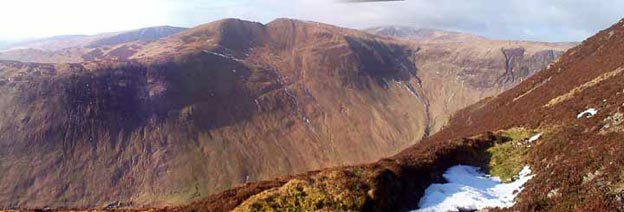 View of Saddle Yoke from Carrifran Gans