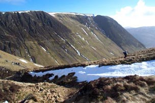 View of Carrifran Gans from Rotten Bottom