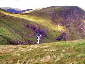 View from Mid Craig across to Lochcraig Head