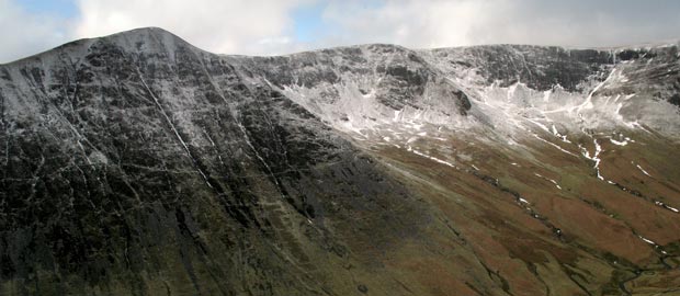 View of Black Craig and Hound Shoulder from Saddle Yoke.