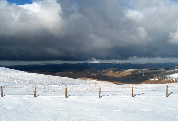 Tinto hill from Hartfell Rig.