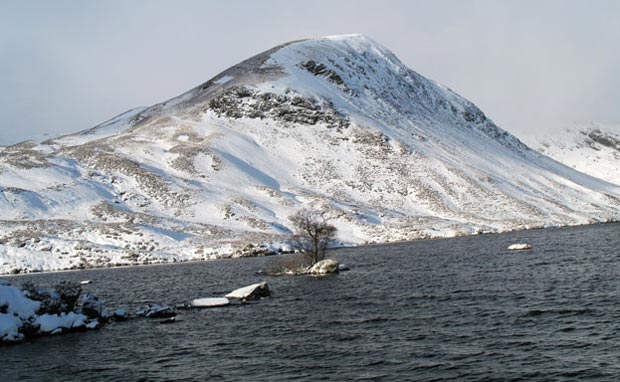 Loch Skene with Mid Craig beyond.