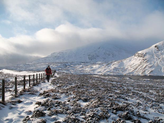 Heading along the path towards Lochcraig Head.