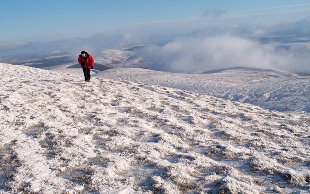 Coming onto the top of Lochcraig Head.