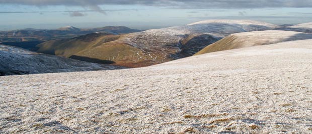 View from the top of Lochcraig Head looking northwards towards Culter Fell.