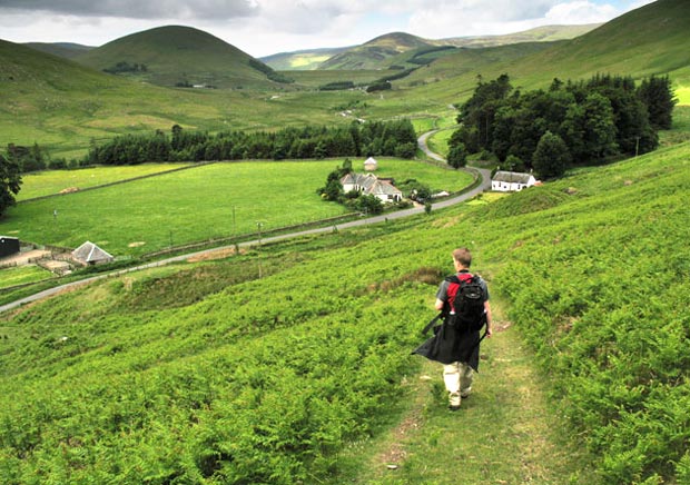 View as we Approach Henderland and Megget Water.