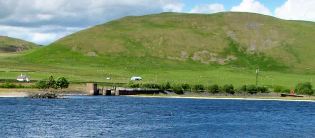 View of the east end of St Mary's Loch - detail.