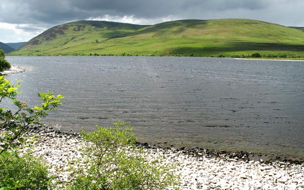 View of Kirkstead Hill and Capper Law from the east end of St Mary's Loch.