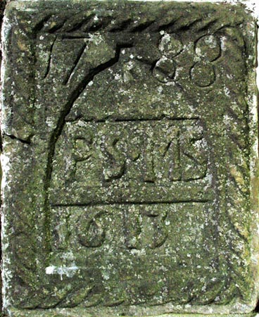 The Marriage Stone inside Dryhope Tower.