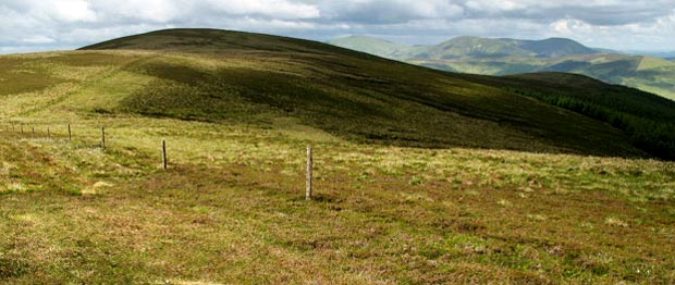 View back to Taberon Law from Middle Hill.