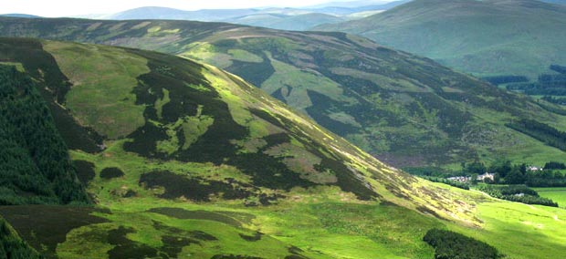 View of Craig Head from Dulyard Brae.