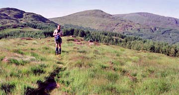 Between Bennan and Eshoncan with view of Bennan Hill, Merrick and Benyellary