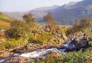 The lower part of the route follows the picturesque Buchan Burn