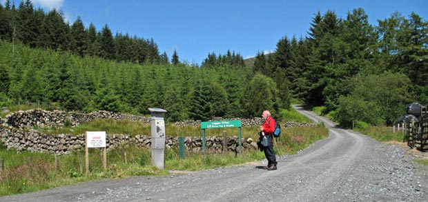 Picture of the toll at Laggan 'O Dee on the Raider's Road.